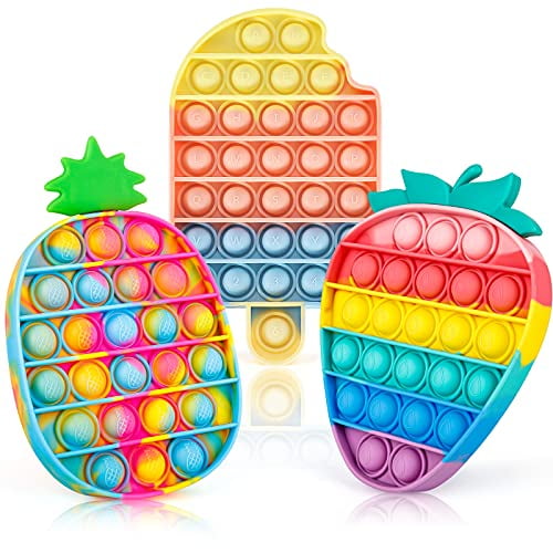 3-Pack Push Pop Fidget Toy Silicone Stress Toy for ADD ADHD Popping Fidget Novelty Gift for Kids Adults Bubble Popper Anxiety Relief Autism Toy Color 8 Push Pop Bubble Fidget Sensory Toy 3-Pack Push Pop Fidget Toy Silicone Stress Toy for ADD ADHD Popping Fidget Novelty Gift for Kids Adults Bubble Popper Anxiety Relief Autism Toy Color 8 Push Pop Bubble Fidget Sensory Toy